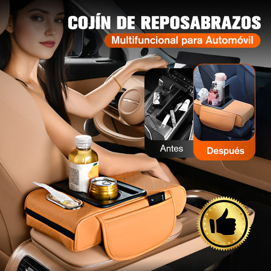 🚗💺Almohadilla multifuncional para reposabrazos – ¡Comodidad y práctica en tu auto!(Envío gratuito para 2 piezas))