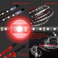 2023 Coche Chasis Flexible RGB Impermeable LED Tira de Luces (4PCS)