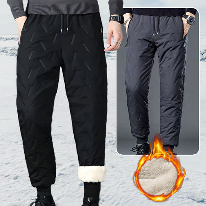 Pantalones impermeables unisex con forro polar