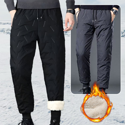 Pantalones impermeables unisex con forro polar