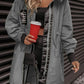 Nueva chaqueta impermeable con capucha y manga larga para mujer