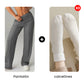 Pantalones casuales de mujer de cintura alta y pierna ancha -💖 Tejido Elástico Cómodo + Bolsillos Prácticos - Ideal para Trabajo, Paseos y Casa! ✨