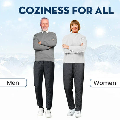 Pantalones impermeables unisex con forro polar