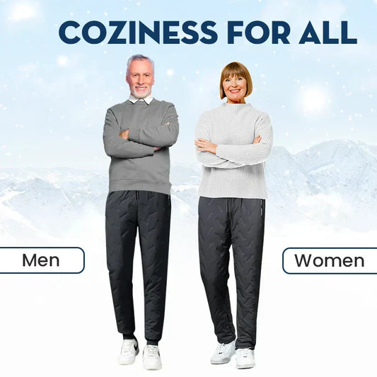 Pantalones impermeables unisex con forro polar