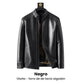 Chaqueta de piel con forro de felpa para hombre - ¡Regalo para él!