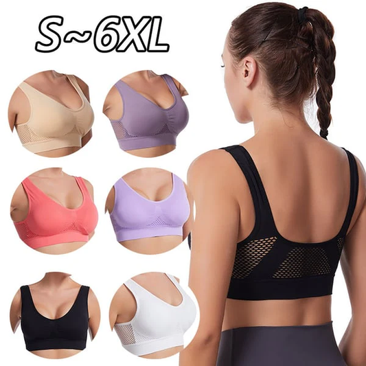 （Compre 2 y llévese 1 gratis）Sujetadores transpirables, frescos y ventilados 😀