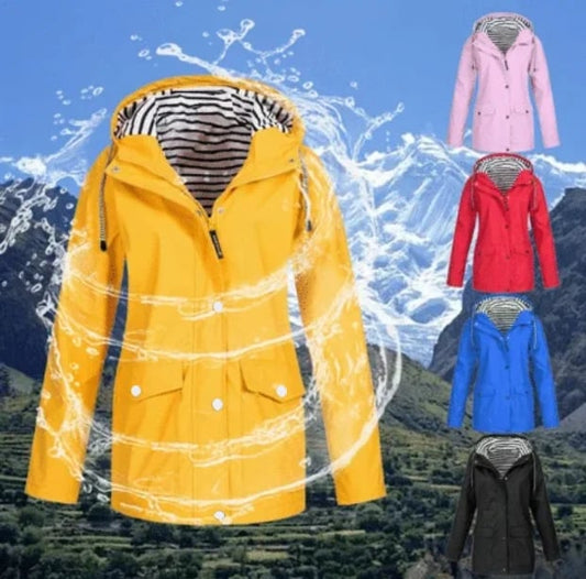 🔥🔥Chaqueta impermeable y cortaviento para mujer