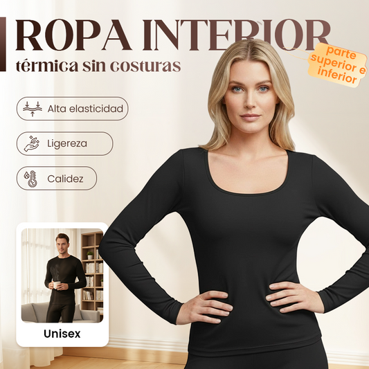 Ropa interior térmica elástica sin costura