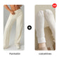 Pantalones casuales de mujer de cintura alta y pierna ancha -💖 Tejido Elástico Cómodo + Bolsillos Prácticos - Ideal para Trabajo, Paseos y Casa! ✨