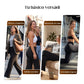 Pantalones casuales de mujer de cintura alta y pierna ancha -💖 Tejido Elástico Cómodo + Bolsillos Prácticos - Ideal para Trabajo, Paseos y Casa! ✨