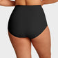Conjunto de bragas de malla de cintura alta para mujer