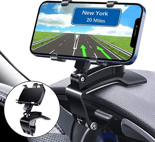 🚗Soporte para teléfono móvil con rotación de 360 grados para salpicadero