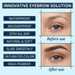 💞Lápiz de cejas mini 2 en 1 resistente al agua y gel de cejas con color