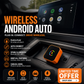 🚗✨Adaptador inalámbrico para auto: Plug & Play, estable y rápido