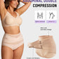 Conjunto de bragas de malla de cintura alta para mujer