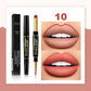 Barra de labios waterproof 2 en 1 Perfilador de labios
