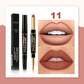 Barra de labios waterproof 2 en 1 Perfilador de labios
