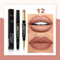 Barra de labios waterproof 2 en 1 Perfilador de labios