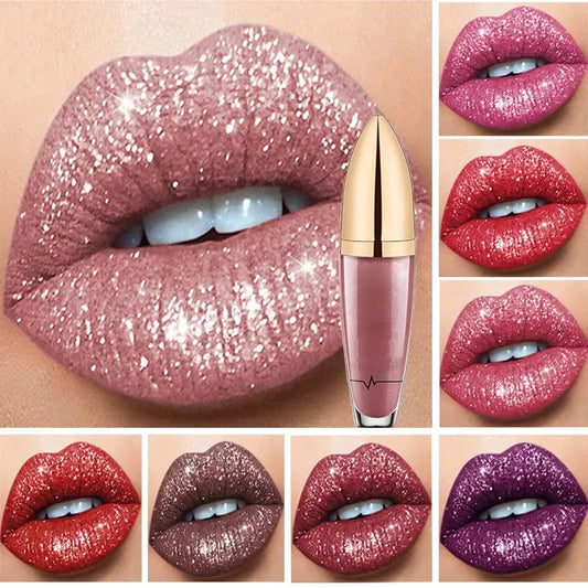 🔥 Brillo de labios impermeable Diamond Gloss🎁