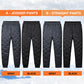 Pantalones impermeables unisex con forro polar