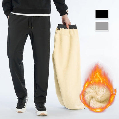 Pantalones para Hombre Cómodos, Impermeables y a Prueba de Viento con Forro de Peluche