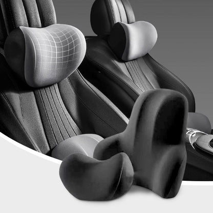 Reposacabezas y soporte lumbar de espuma viscoelástica para el asiento del coche