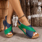 Sandalias ortopédicas de tacón inclinado ultra cómodas para mujer