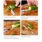 🌶️ 50% dto. Descorazonador de pimientos de acero inoxidable – borde dentado que corta alrededor del núcleo, fácil de usar y limpiar. ¡Apto para pimientos y otras hortalizas firmes! ✨🔪