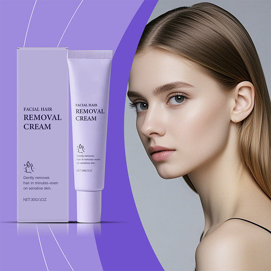 🔥Crema depilatoria facial suave e indolora
