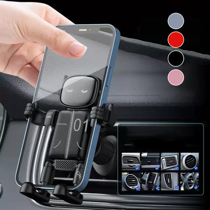 🤖Soporte de móvil para coche con diseño robot – rotación 360°, montaje seguro y compatible con todos los smartphones. ¡Estilo futurista! ✨🚗