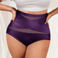Conjunto de bragas de malla de cintura alta para mujer