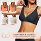 🍃¡Oferta de Verano!⏰ Sujetador Push-up Sin Varillas Jelly con Escote Profundo y Sin Costuras