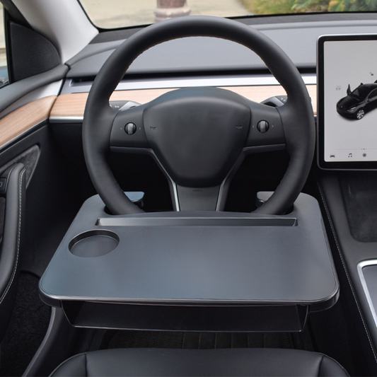 Bandeja para el volante y relleno para el hueco del asiento, 2 en 1