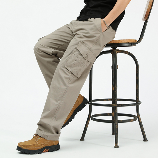 Pantalones cargo multibolsillos para hombr - COMPRA 2 ENVÍO GRATIS