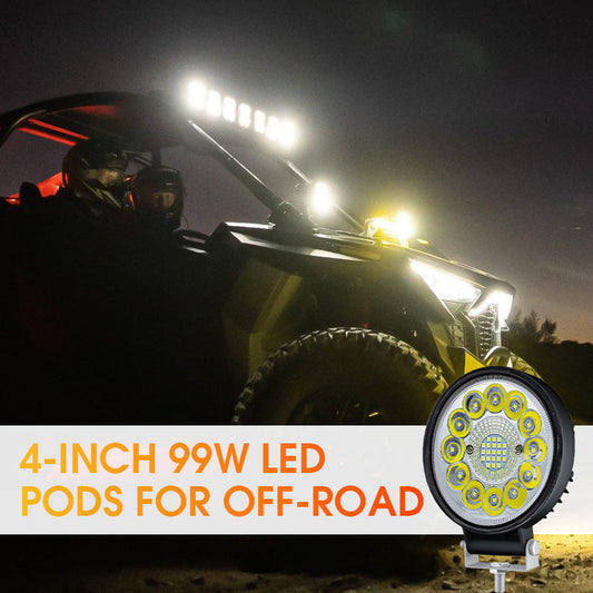 Modulo LED de 4 pulgadas y 99 W para todoterreno