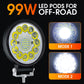 Modulo LED de 4 pulgadas y 99 W para todoterreno