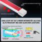 Tiras LED para Coche - Instalación Súper Fácil en 5 Minutos, 16 Colores y Apta para Todos los Vehículos