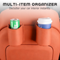 ⏰🔥50% de descuento en 2🚗✨ Organizador Portavasos de Piel PU para Coche – Mantén Bebidas y Objetos Esenciales Siempre al Alcance 🥤📱