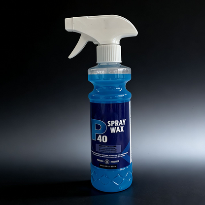 🚗✨ Cera en spray P40 – Protección hidrófuga y contra los rayos UV – Brillo instantáneo, sin marcas 🧼