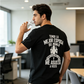 Camiseta de manga corta con estampado gráfico humorístico para hombre