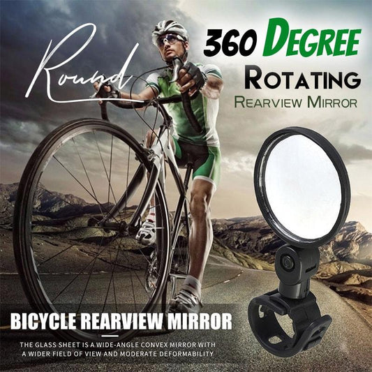 🚴‍♂️🔎Espejo retrovisor giratorio de 360 grados