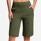 Shorts de Yoga de Cintura Alta con Bolsillos para Mujer