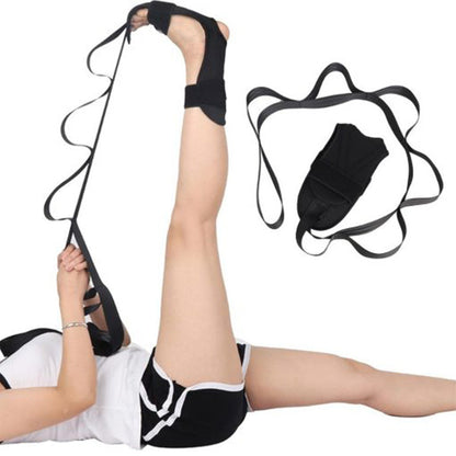 Correa multifuncional para estiramientos de pies y piernas - Entrenamiento y rehabilitación