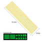 Car Window Switch Luminous Button Sticker