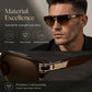 Gafas de sol estilo aviador retro, cuadradas y con doble puente