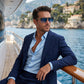 Gafas de sol estilo aviador retro, cuadradas y con doble puente