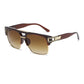 Gafas de sol estilo aviador retro, cuadradas y con doble puente