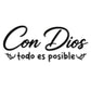 🔥Compra 1 y llévate 1 GRATIS🎁Sticker de frase inspiradora para auto