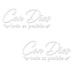🔥Compra 1 y llévate 1 GRATIS🎁Sticker de frase inspiradora para auto
