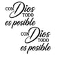 🔥Compra 1 y llévate 1 GRATIS🎁Sticker de frase inspiradora para auto